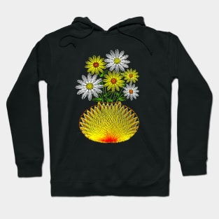 String Art Flowers Hoodie